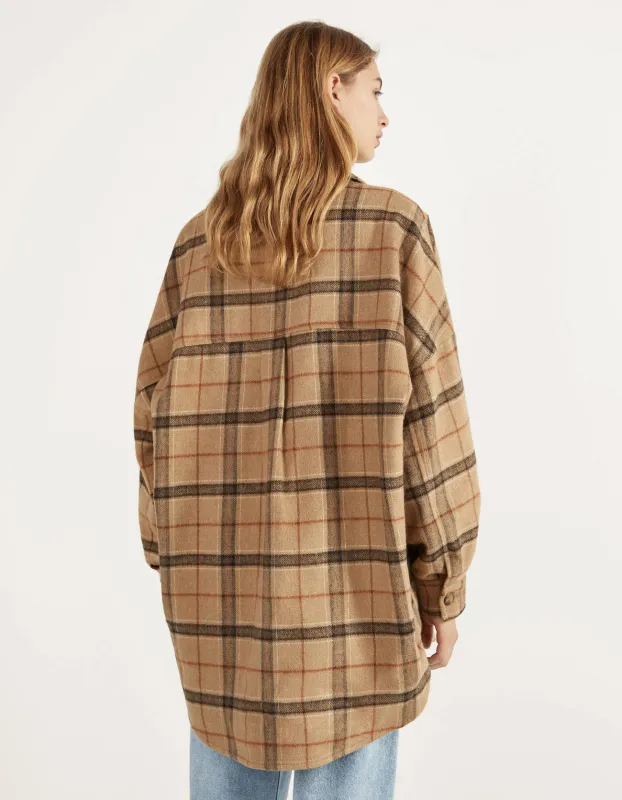 Hemdjacke mit Karomuster